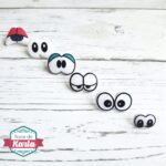 Ojos de seguridad tipo caricatura para amigurumi 2