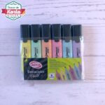 Set de 6 destacadores pastel Adix