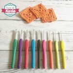 Set de 9 crochet con mango de silicona