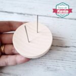 Base o exhibidor de madera para amigurumis - Imagen 2
