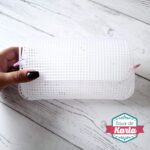 Base para cartera para bordar (esterilla plástica)