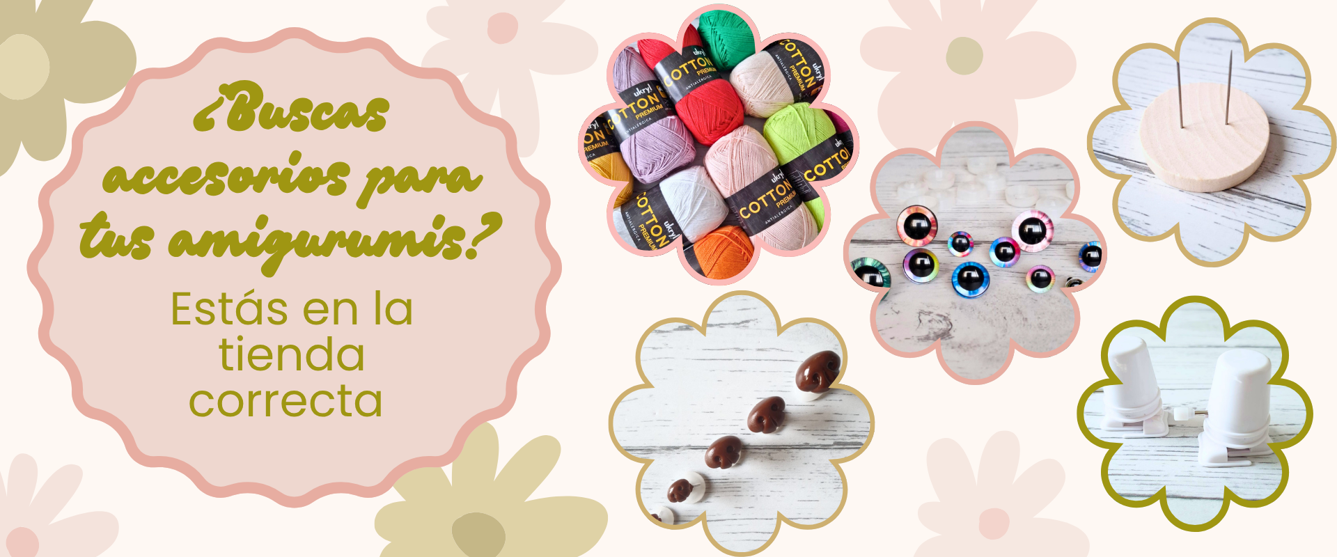 Accesorios para amigurumis